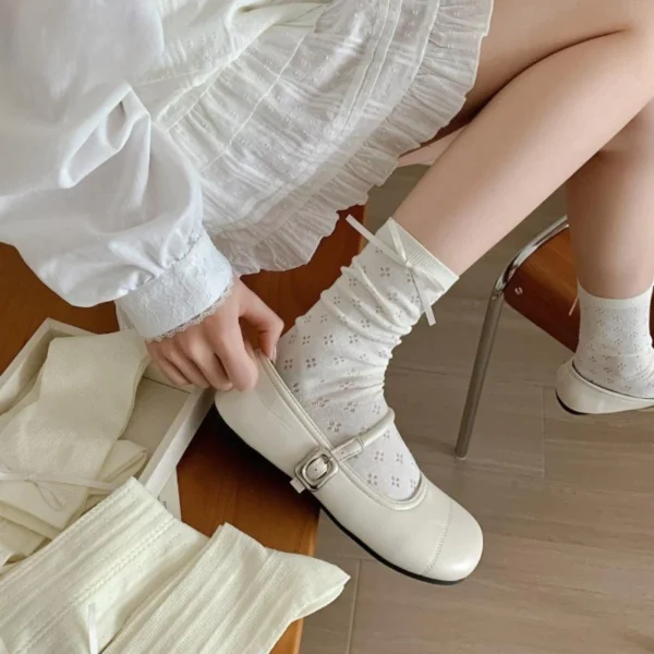 Summer Ballet Lolita Mesh Socks