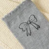 Sweet Bow Mid‑Tube Summer Socks