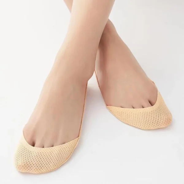 Women Silicone Non‑Slip Invisible Heel Socks