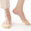 Women Silicone Non‑Slip Invisible Heel Socks