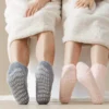 Simple Warm Coral Fleece Anti‑Slip Floor Socks