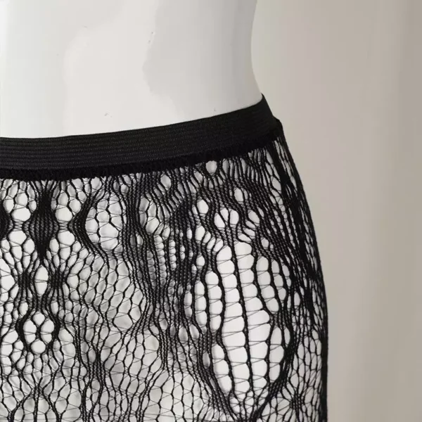 sg-11134201-825zp-mji4dxpsxudha1 Dark Night Bow Fishnet Mesh Jumpsuit