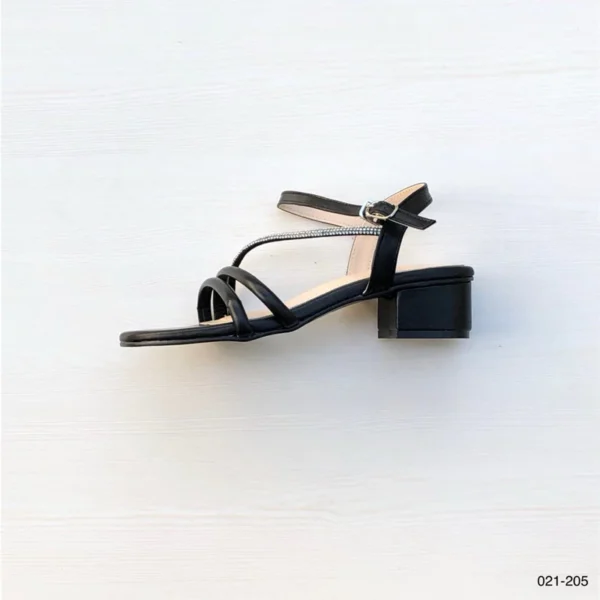 City Walk Strap Heels in Black