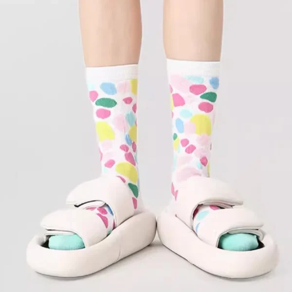 Set of 3 Indie Aesthetic Mid-Calf Socks