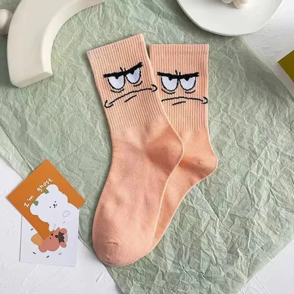 Set of 5 SpongeBob Emoji Long Socks