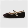 Amila Velvet Mary Jane Flats