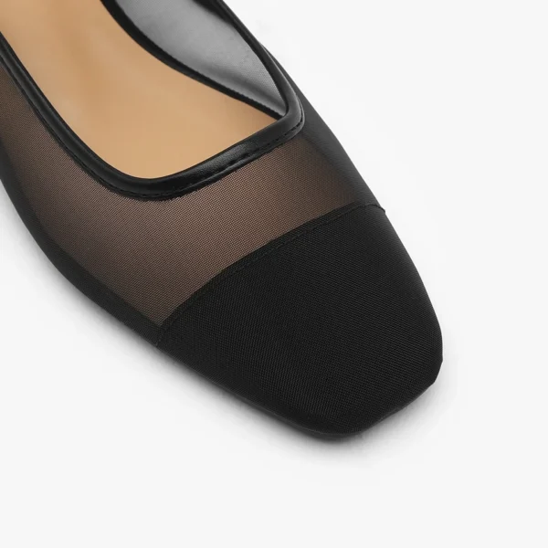 Maniel Mesh Mary Jane Flats